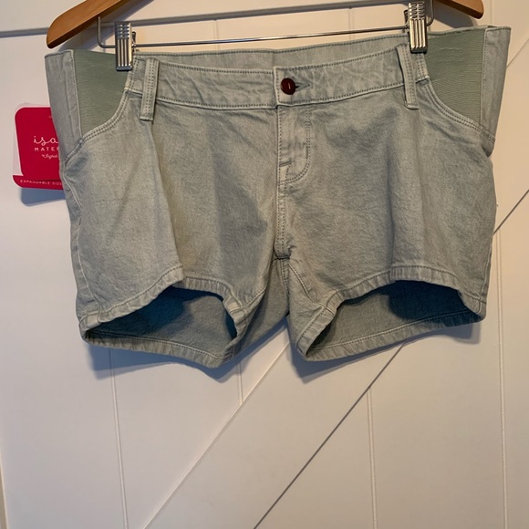 NWT Maternity MIDI Denim Shorts Size 6/28 - Picture 3 of 6